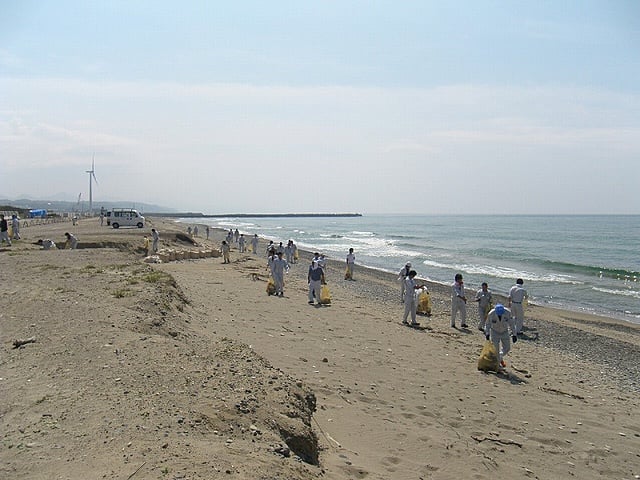 平成２４年６月２９日　海岸清掃