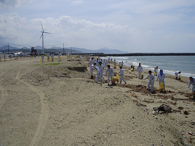 平成２３年６月２４日　海岸清掃